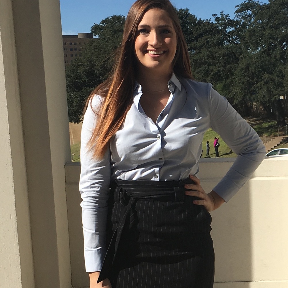 Express fitted dress shirt